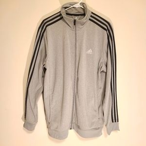 Adidas Mens Essential Tricot Jacket Grey